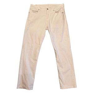 Seven Jeans White Straight-Leg